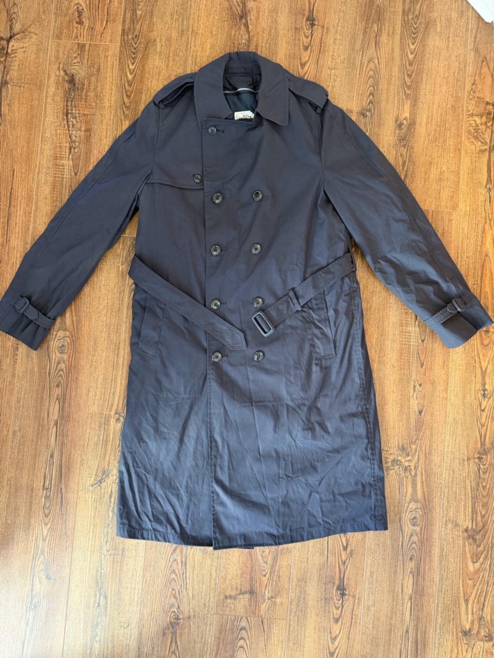 Men's DS CP Defender Collection All Weather Coat Size 40 XL Navy Blue